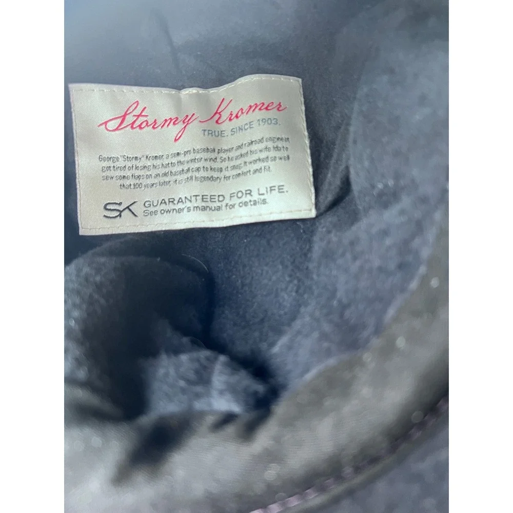 Gorpcore Womens Stormy Kromer Petal Cap Wool Hat Size 7 Gray Pink